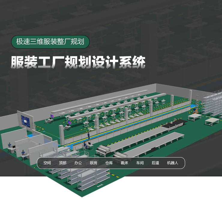 服装工厂规划设计系统